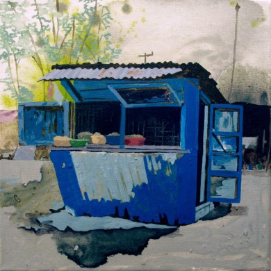 Zambia Blue, 30x30, 2008