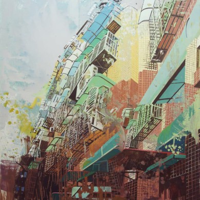 Green Balconies, 200x160, 2012