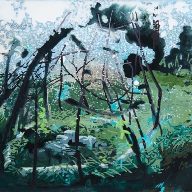 Schwitzhütte, 40x50, 2014