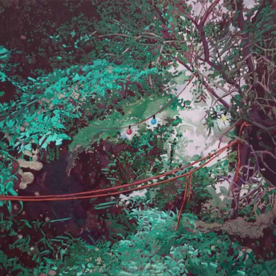 Seeblick, 40x40, 2022