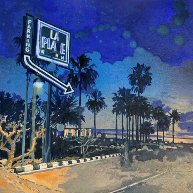 La Plage, 40x40, 2024