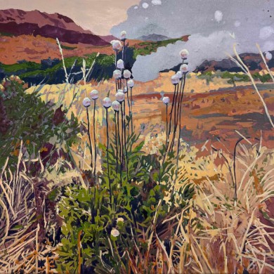 El Chalten, 2025, oil on canvas, 40 x 40 cm