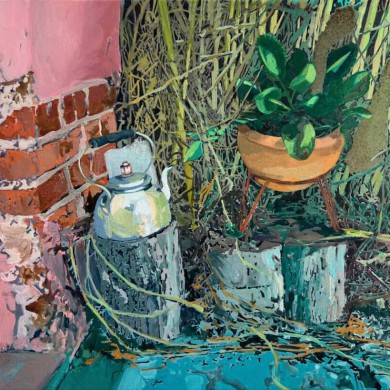 Flora, 2025, oil on canvas, 40 x 50 cm