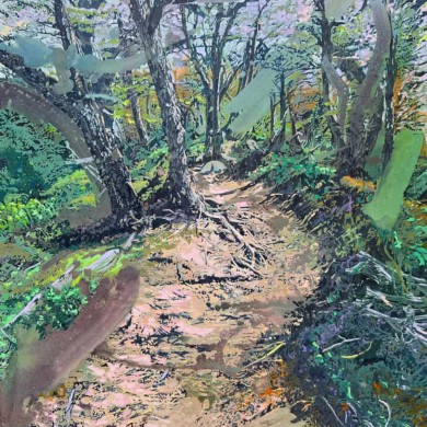 Torres del Paine, 2025, oil on canvas, 150 x 120 cm