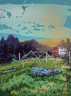 Viento Oeste, 2025, oil on canvas, 40 x 30 cm