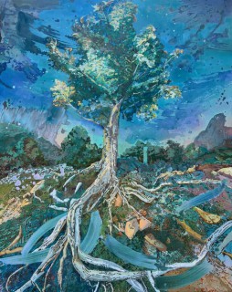 el Camino, 2025, oil on canvas, 150 x 120 cm