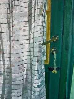 la Puerta, 2025, oil on canvas, 40 x 30 cm