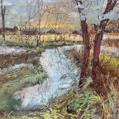 Lübars, 2026, oil on canvas, 120 x 100 cm